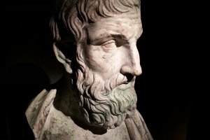 A bust at Lumley Castle